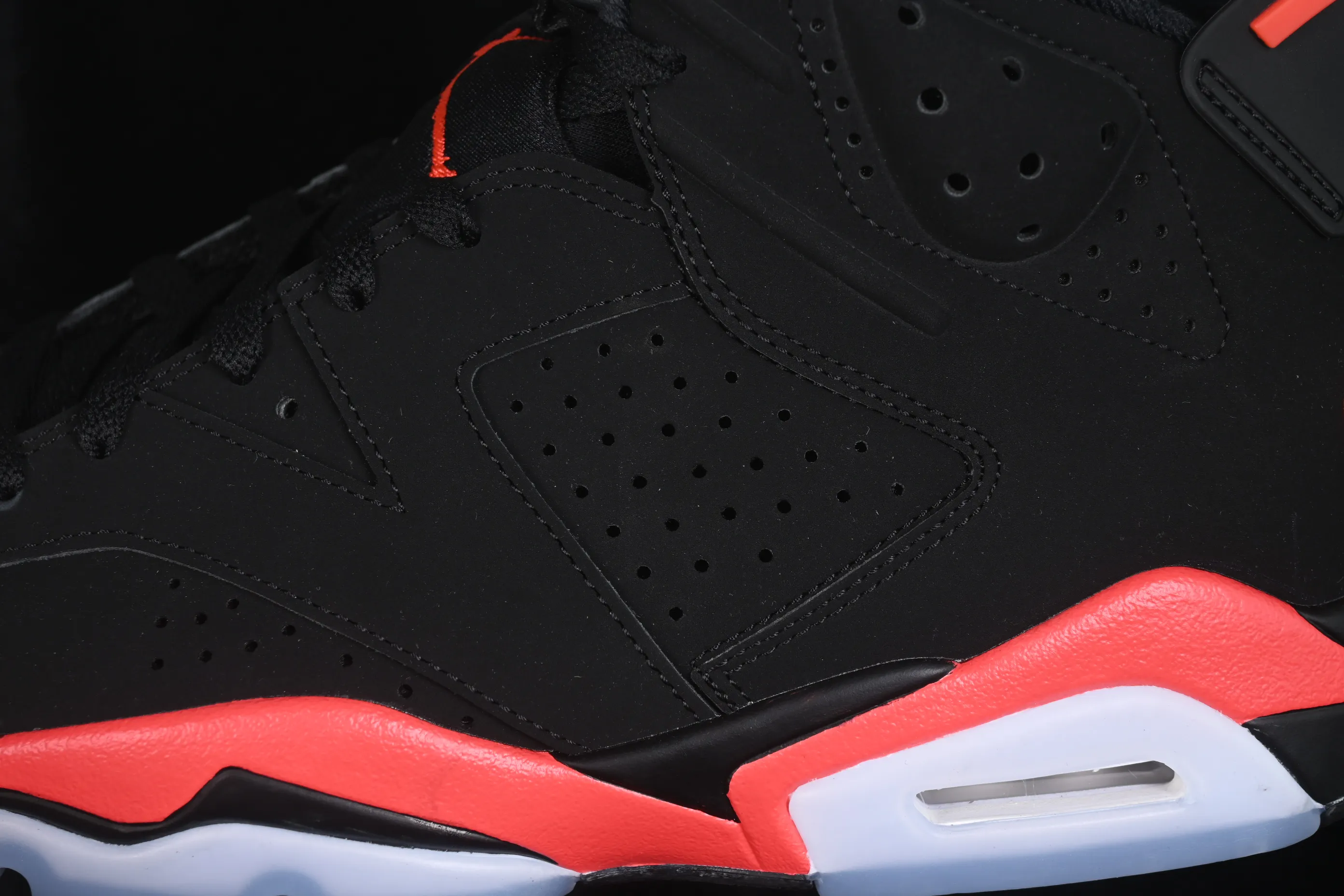 All categories Air Jordan Jordan series basketball shoes Air Jordan 6 GX foreign trade version Air Jordan 6 "Infrared" AJ6 Joe 6 new black infrared CT8529-001